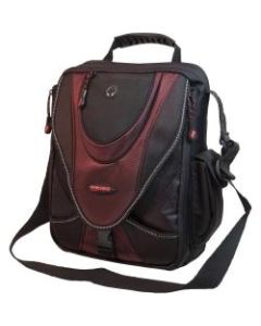 Mobile Edge 13.3in Mini Messenger Bag - Black/ Red