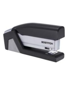 Bostitch InJoy 20 Spring-Powered Compact Stapler, 20 Sheets Capacity, Black/Gray