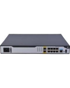 HPE MSR1002-4 AC Router - 5 Ports - 4 RJ-45 Port(s) - Management Port - 3 - 512 MB - Gigabit Ethernet - 1U - Rack-mountable, Desktop - 1 Year