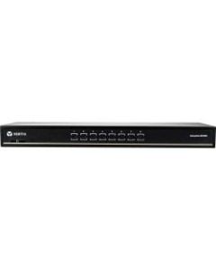 Avocent AV108 8-Port Single-User Analog KVM Switch - 8-port rackmount or desktop single-user KVM switch with OSD