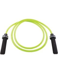 GoFit Heavy Jump Rope - 1.5 lbs, 9ft Adjustable Length - 108in Length - Green, Black - Foam