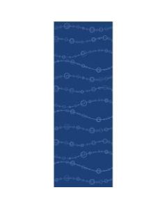 GoFit Designer Yoga Mat-Bubbles - Yoga, Exercise, Stretching - 68in Length x 24in Width - Rectangle - Bubbles - Blue