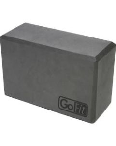 GoFit Yoga Block - Gray, Black