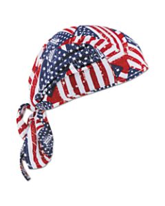 Ergodyne Chill-Its 6615 High-Performance Dew Rag, Stars & Stripes