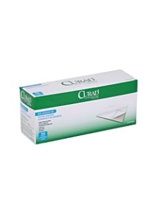 CURAD Sterile Non-Adherent Pads, 3in x 8in, White, 50 Per Box, Case Of 12 Boxes