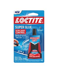 Loctite Ultra Liquid Super Glue With Control Applicator, 0.14 Oz, Clear