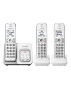 Panasonic DECT 6.0 Cordless Phone System, White, KX-TGD433W