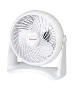 Honeywell Honeywell HT-904 Desk Fan - 228.6 mm Diameter - 3 Speed - Removable Grill, Adjustable Tilt Head, Quiet - 11.3in Height x 11.1in Width x 6.5in Depth - Black