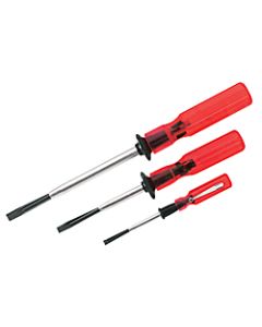 3 Piece Slotted Screwdriver Set