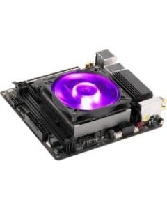 Line Cooler Master MasterAir G200P Low-Profile 2 Heat Pipe Cooler With RGB Fan - 1 x 92mm - 265.6 gal/min - 28 dB(A) Noise - Air Cooler