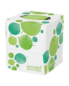 Seventh Generation 2-Ply Facial Tissues, 100% Recycled, 85 Sheets Per Box