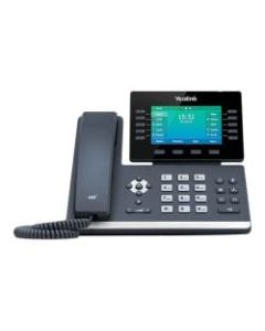 Yealink SIP-T54W IP Phone - Corded/Cordless - Corded/Cordless - Wi-Fi, Bluetooth - Wall Mountable, Desktop - Classic Gray