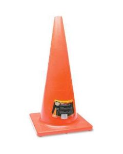 Honeywell Orange Traffic Cone - 1 Each - 13.5in Width x 28in Height - Cone Shape - Long Lasting, Fade Resistant, UV Resistant - Orange