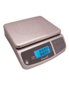 Escali Digital Portion Scale, 66 Lb, Silver