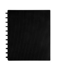 TUL Discbound Student Notebook, 3-Subject, Letter Size, Black