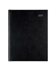 Office Depot Brand Weekly Appointment Book, 8in x 11in, Black, January 2021 To December 2021, OD711000