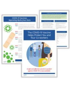 ComplyRight COVID-19 Vaccination Awareness Essentials Set, English, 10in x 14in