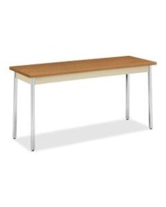 HON Utility Table, 60in x 20in x 29in, Harvest/Putty