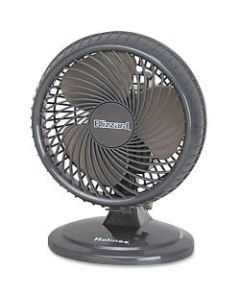 Holmes Lil Blizzard Oscillating Table Fan, Dark Brown