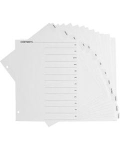 Sparco Jan-Dec Quick Index Dividers, White