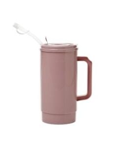 Medline Insulated Carafes, 32 Oz, Mauve, Pack Of 48