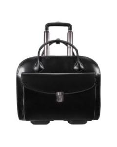 McKleinUSA GRANVILLE Wheeled Ladies Laptop Case, Black