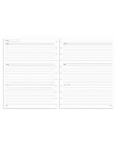 TUL Discbound Undated Weekly/Monthly Refill Pages, Letter Size, 68 Sheets