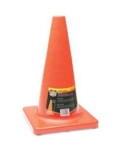 Honeywell Orange Traffic Cone - 1 Each - 11in Width x 18in Height - Cone Shape - Fade Resistant, Long Lasting, UV Resistant - Orange