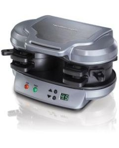 Hamilton Beach Dual Breakfast Sandwich Maker (25490) - Silver