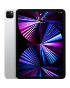 Apple iPad Pro (3rd Generation) Tablet - 11in - 16 GB RAM - 2 TB Storage - iPadOS 14 - 5G - Silver - Apple M1 SoC Octa-core - 2388 x 1668 - Cellular Phone Capability - 12 Megapixel Front Camera - 9 Hour Maximum Battery