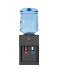 Avalon Premium Hot/Cold Top Loading Countertop Water Cooler Dispenser With Child Safety Lock. UL/Energy Star Approved- Black