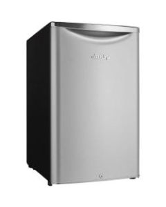 Danby 4.4 Cu.ft. Compact Refrigerator - 4.40 ft³ - Auto-defrost - Reversible - 4.40 ft³ Net Refrigerator Capacity - Metallic - Chrome Handle, Glass Shelf