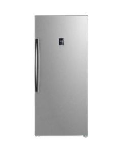 Midea Upright Stainless-Steel Freezer, 21.0 Cu Ft, Energy Star, Stainless Steel