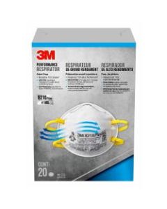 3M Performance Disposable Paint Prep Respirator N95, White, Pack Of 20