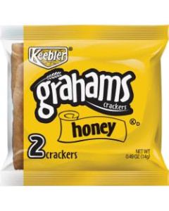 Keebler Grahams Honey Crackers, 0.49 Oz, Carton Of 200 Crackers